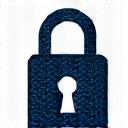Icono de candado con engranajes, representando encriptación de datos.