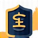 Logotipo de un banco regional colombiano y gráficos de aumento de la productividad.